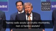 Trump: “L’Italia si è comportata bene, solo un brutto momento”