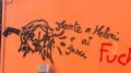 Scritte contro Meloni a Bologna, perquisizioni per uno dei presunti autori