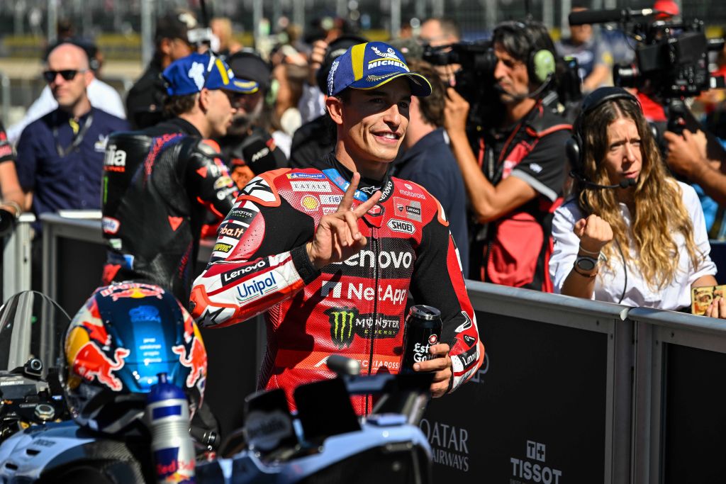 Marc Marquez precede Acosta al Gp di Aragon, terzo Bezzecchi Marc Marquez precede Acosta al Gp di Aragon, terzo Bezzecchi