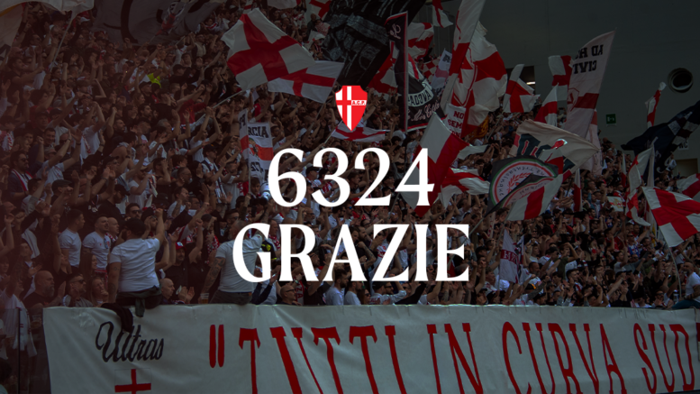 Campagna Abbonamenti, il Grazie più bello: 6.324 volte Padova