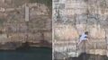 Paura a Polignano a Mare, turista resta bloccata sulla scogliera di Lama Monachile: voleva fare una foto