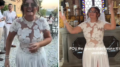 La lascia 7 giorni prima del matrimonio, lei festeggia comunque… con l’abito da sposa