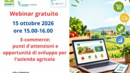 Sportello PID: webinar gratuito su E-commerce per l’azienda agricola, 15 ottobre ore 15