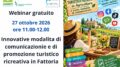 “Modalità innovative di comunicazione e di promozione turistico ricreativa in Fattoria”, 27 ottobre ore 11, webinar gratuito Pid