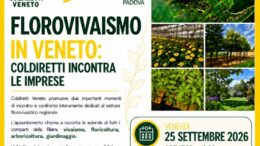 Florovivaismo in Veneto: Coldiretti incontra le imprese a Saonara