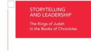Storytelling and leadership. The Kings of Judah in the Books of Chronicles