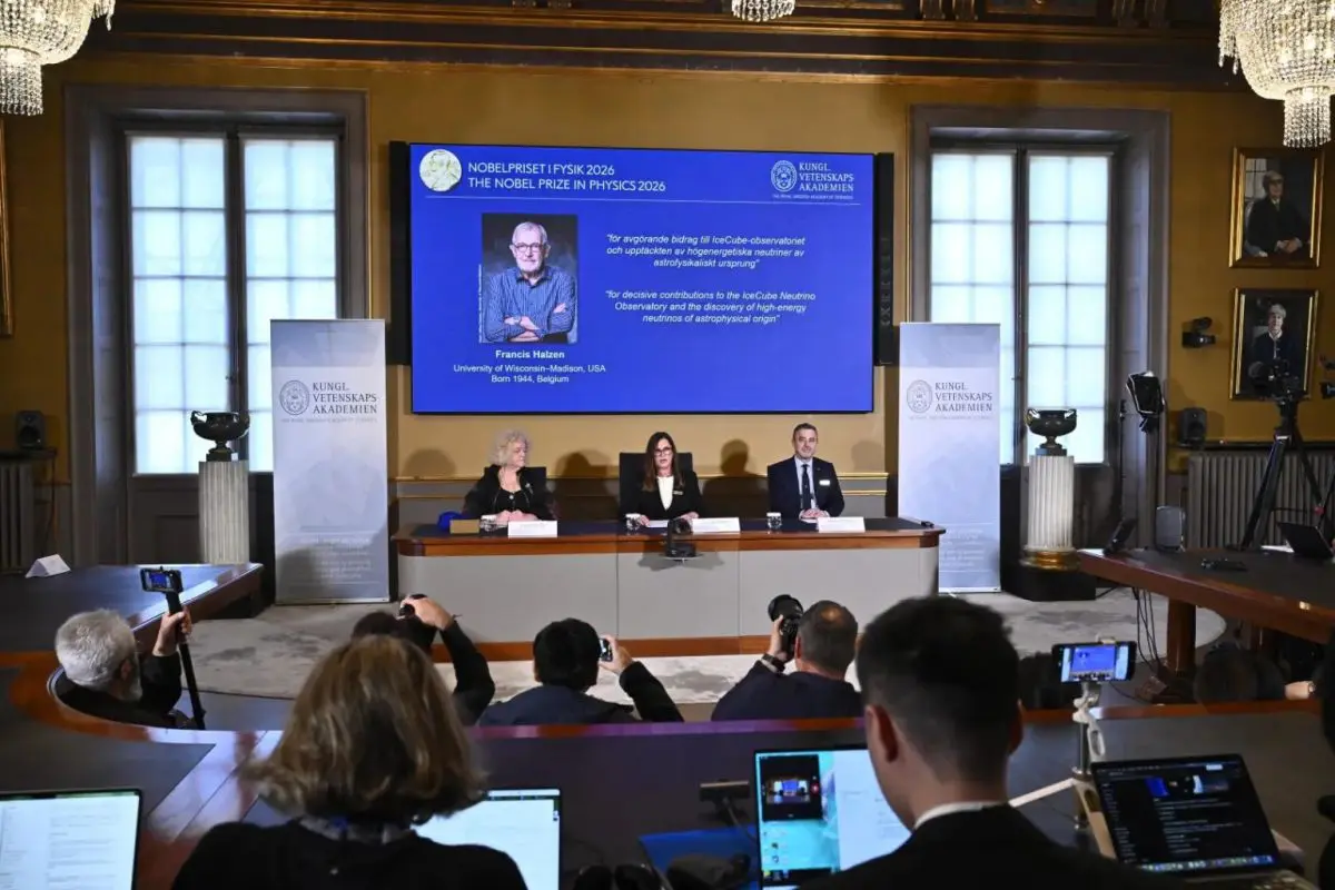 Il premio Nobel per la fisica a Francis Halzen Il premio Nobel per la fisica a Francis Halzen