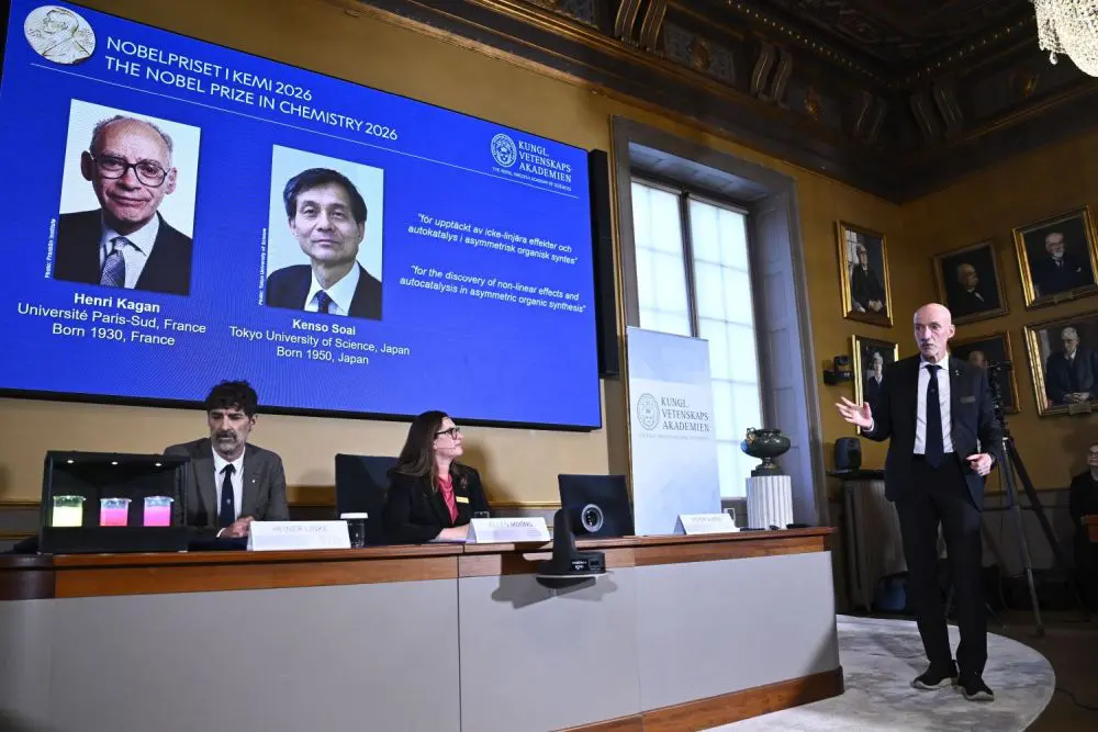Premio Nobel per la chimica assegnato a Henri Kagan e Kenso Soai Premio Nobel per la chimica assegnato a Henri Kagan e Kenso Soai