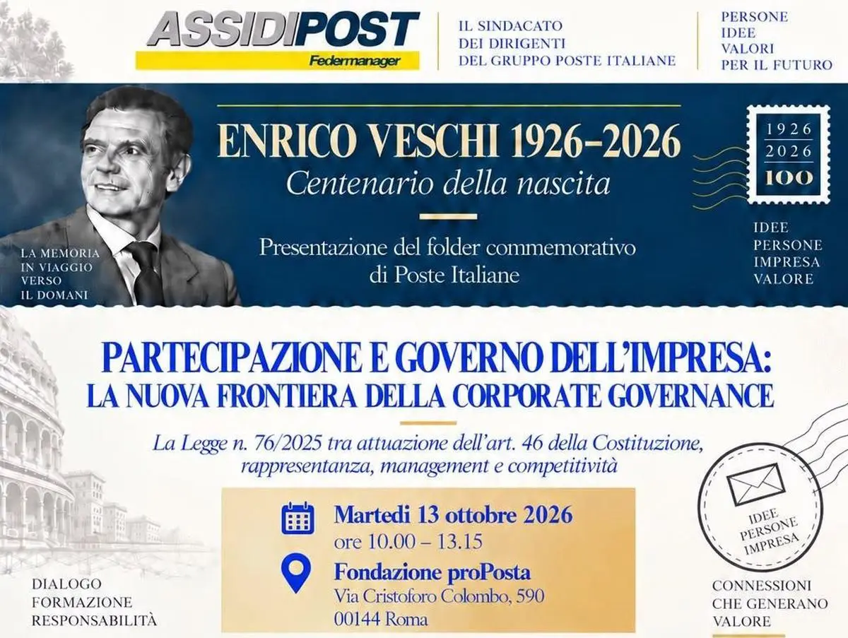 Assidipost Federmanager, a Roma confronto sulla nuova Corporate Governance Assidipost Federmanager, a Roma confronto sulla nuova Corporate Governance