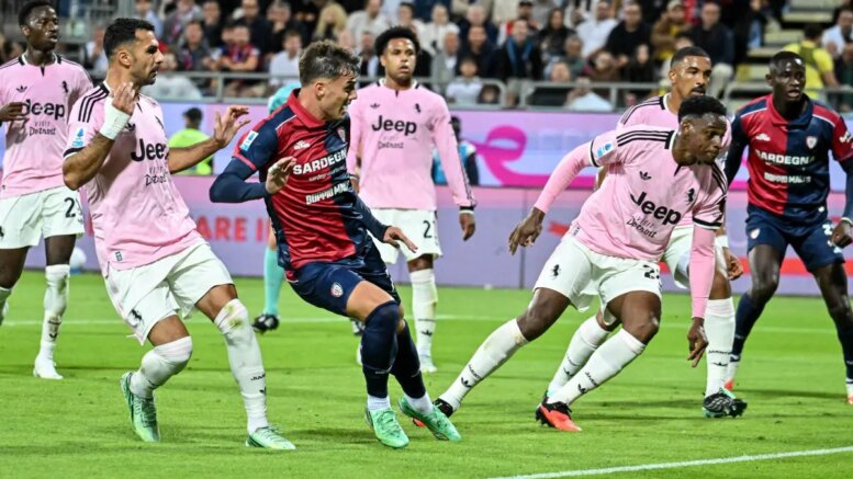 Il Cagliari ferma la Juve sull’1-1, Kolo Muani risponde a Maldini