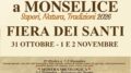 Fiera dei Santi: 3 giornate di mercato e festa