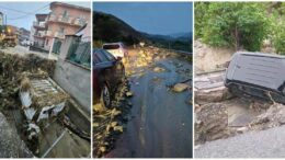 Maltempo sull’Italia, torrenti esondati e case allagate a Lipari. Frana a Mergellina: evacuati tre appartamenti