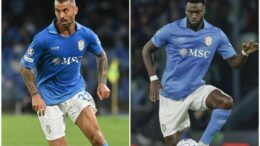 Napoli, infortuni per Spinazzola e Badiashile: emergenza in difesa