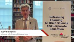 Ravasi (UCL): “La collaborazione con University College London non riguarda solo i contenuti, ma la