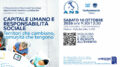 “CAPITALE UMANO E RESPONSABILITA’ SOCIALE”. IL CONVEGNO A CURA DI ANS SABATO 10 OTTOBRE