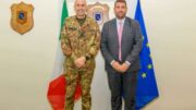 Il presidente Canella in visita al Comando Territoriale Nord dell’Esercito Italiano